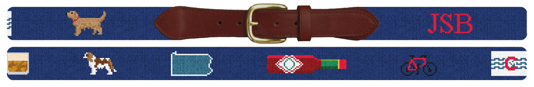 Custom Needlepoint Belt