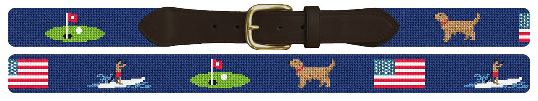 Custom Needlepoint Belt