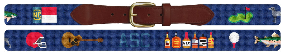 Custom Needlepoint Belt