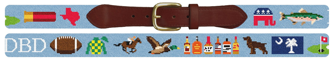 Custom Needlepoint Belt