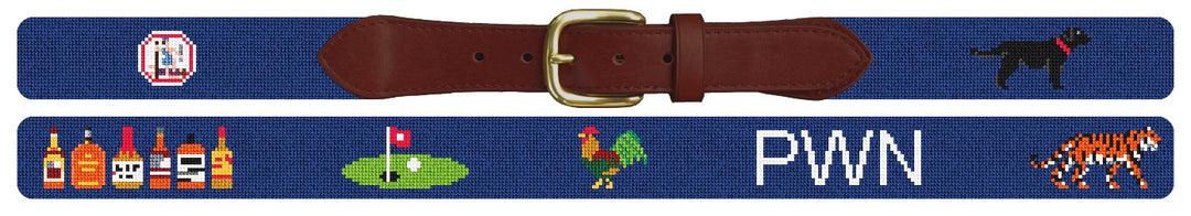 Custom Needlepoint Belt