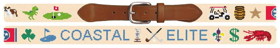 Custom Needlepoint Belt