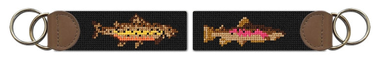 Custom Needlepoint Key Fob