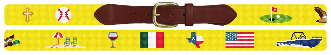 Custom Needlepoint Belt