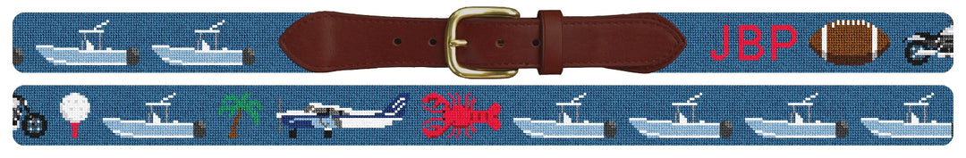 Custom Needlepoint Belt