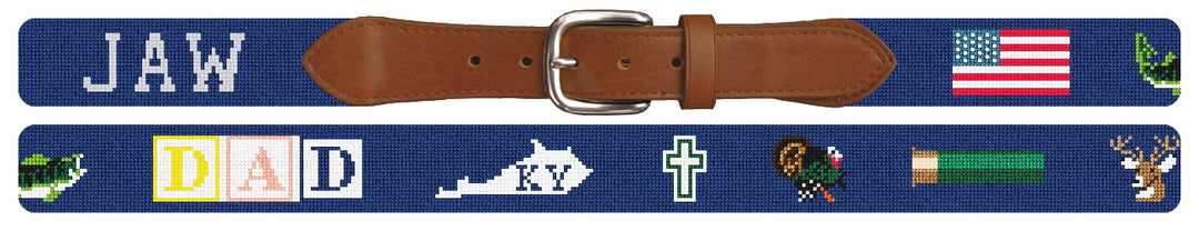 Custom Needlepoint Belt