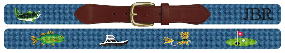 Custom Needlepoint Belt