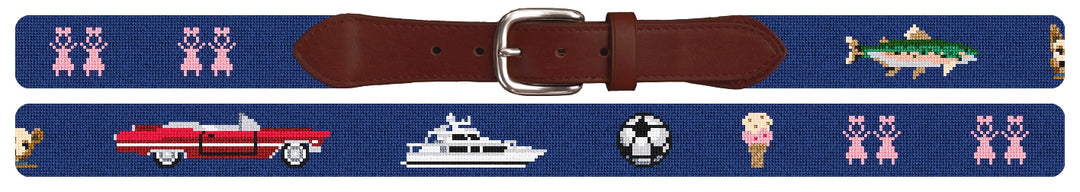 Custom Needlepoint Belt