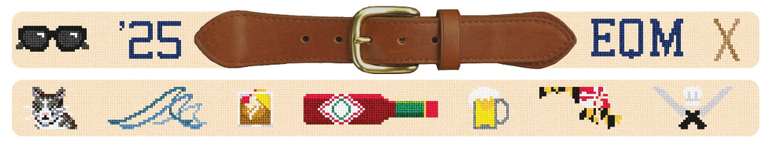 Custom Needlepoint Belt