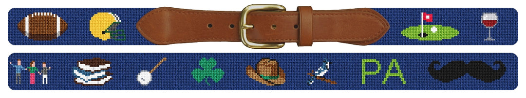 Custom Needlepoint Belt