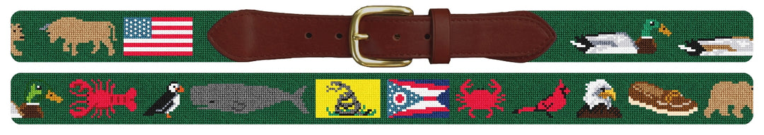 Custom Needlepoint Belt