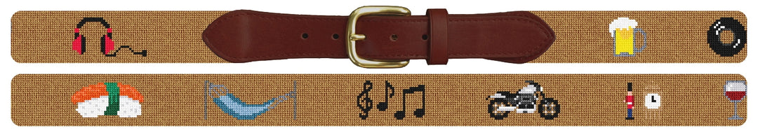 Custom Needlepoint Belt
