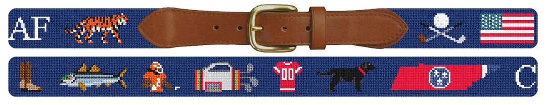 Custom Needlepoint Belt