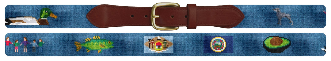 Custom Needlepoint Belt