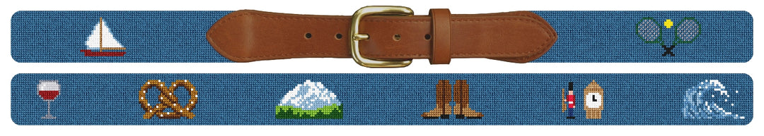 Custom Needlepoint Belt