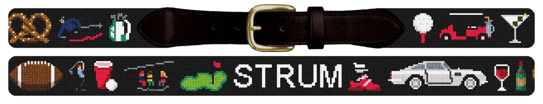Custom Needlepoint Belt