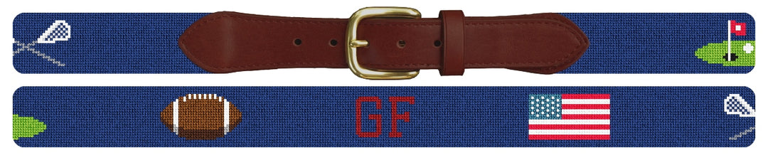Custom Needlepoint Belt