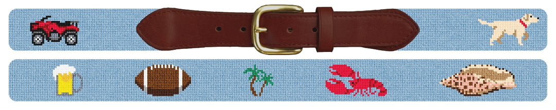 Custom Needlepoint Belt