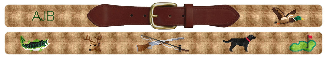 Custom Needlepoint Belt