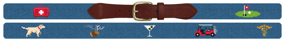 Custom Needlepoint Belt