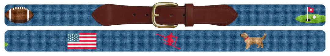 Custom Needlepoint Belt