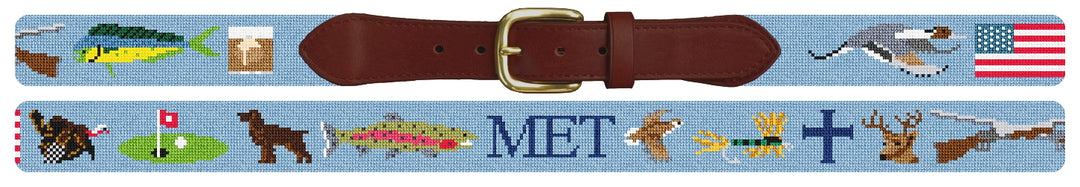 Custom Needlepoint Belt