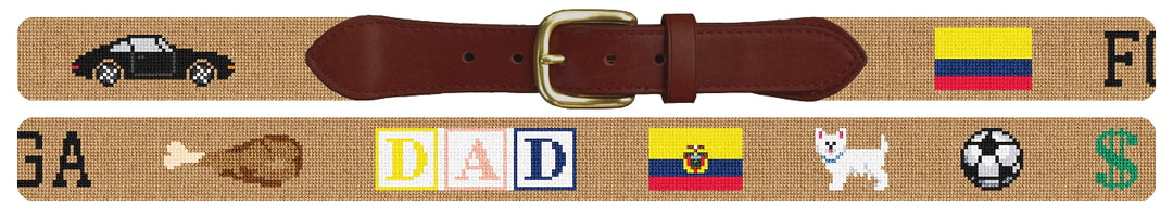 Custom Needlepoint Belt
