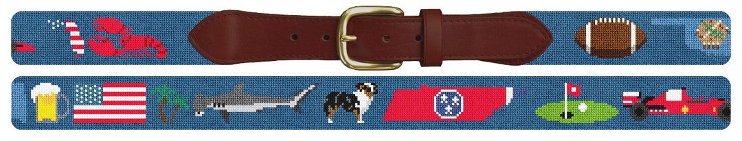 Custom Needlepoint Belt