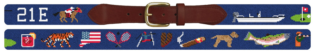 Custom Needlepoint Belt