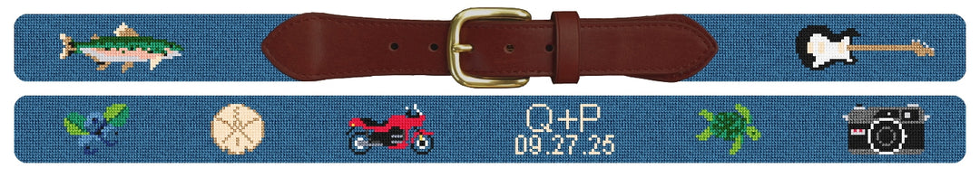 Custom Needlepoint Belt