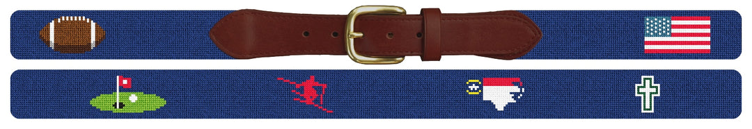 Custom Needlepoint Belt