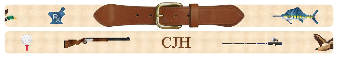 Custom Needlepoint Belt