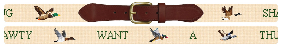 Custom Needlepoint Belt