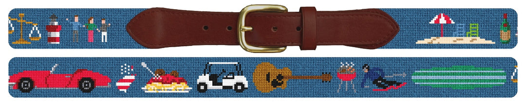 Custom Needlepoint Belt
