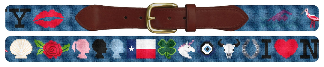 Custom Needlepoint Belt