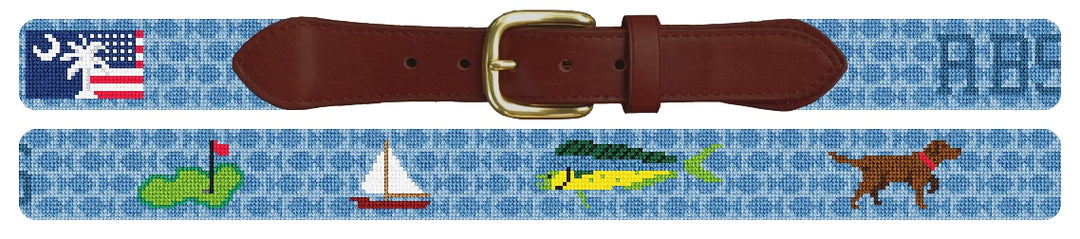 Custom Needlepoint Belt