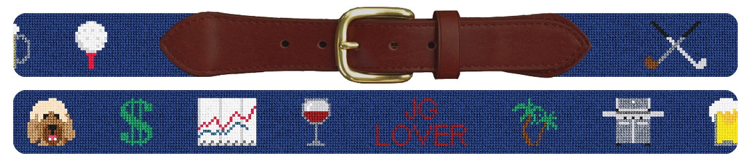 Custom Needlepoint Belt