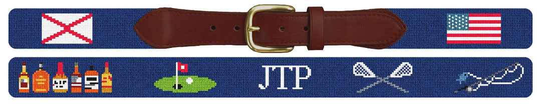 Custom Needlepoint Belt