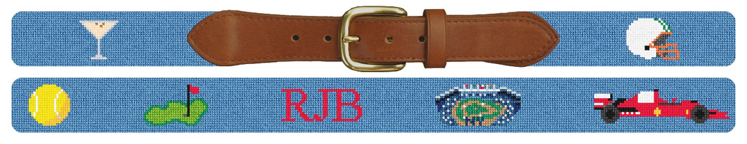 Custom Needlepoint Belt