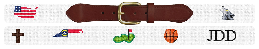 Custom Needlepoint Belt