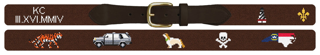 Custom Needlepoint Belt