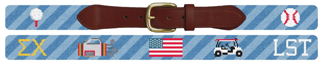 Custom Needlepoint Belt