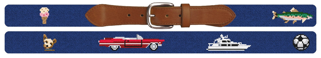 Custom Needlepoint Belt