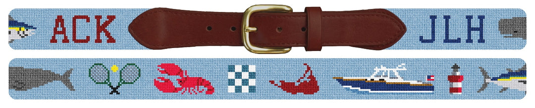 Custom Needlepoint Belt