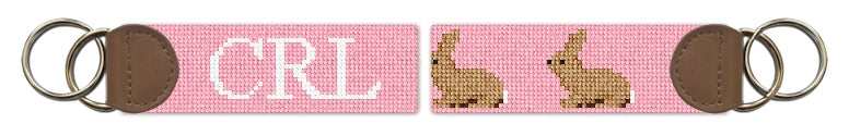 Custom Needlepoint Key Fob