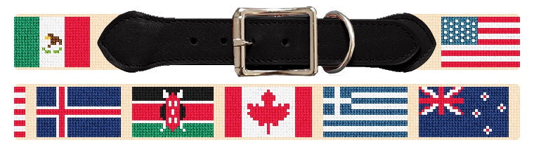 Custom Needlepoint Dog Collar