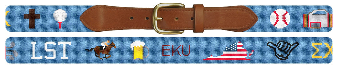 Custom Needlepoint Belt