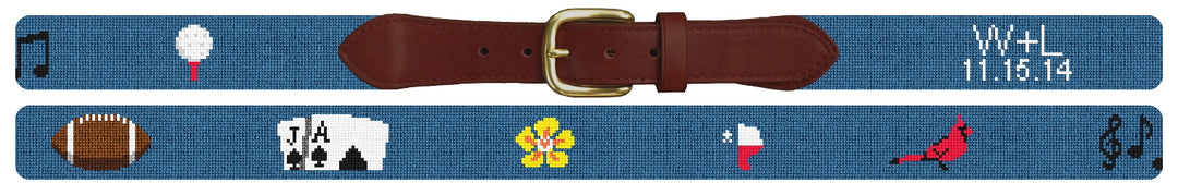 Custom Needlepoint Belt