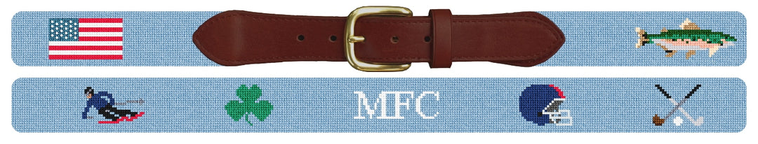 Custom Needlepoint Belt