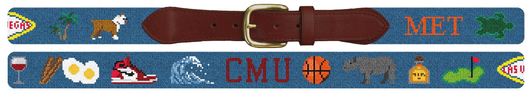 Custom Needlepoint Belt